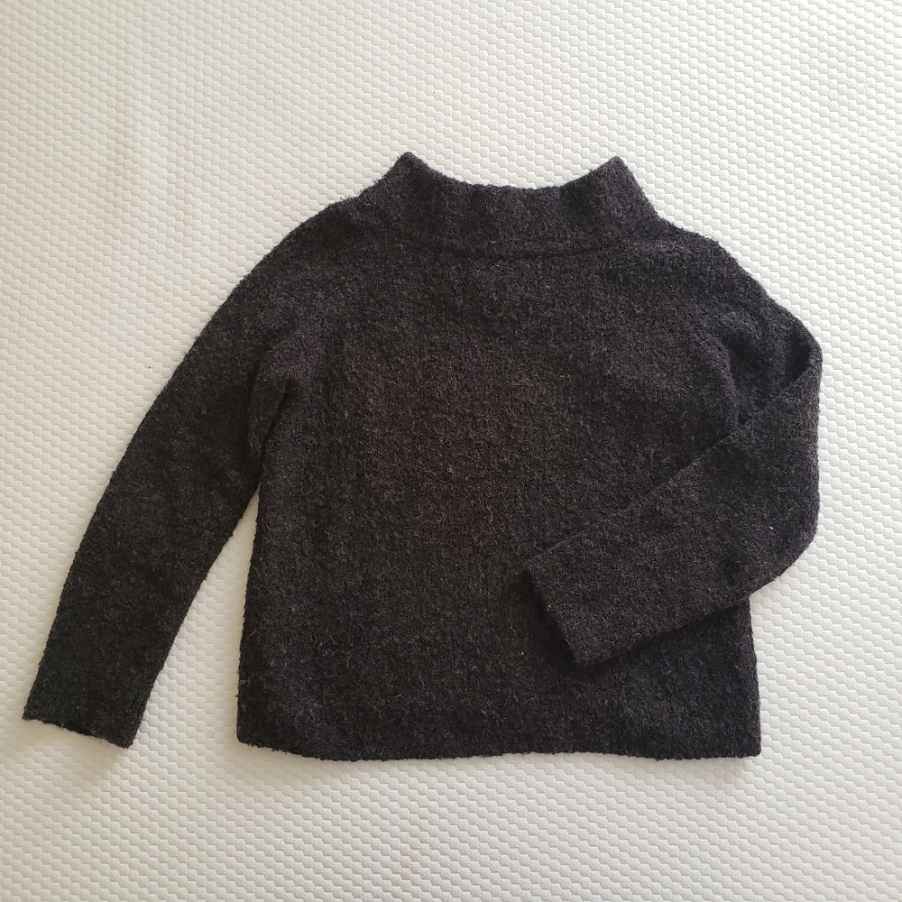 Anthropologie Moth charcoal black sweater large